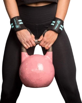 Women Wrist Wraps with Thumb Loops - 12" Professional Grade - Wrist Support Brace and Compression for Cross Training, Weight Lifting, Powerlifting, Strength Training